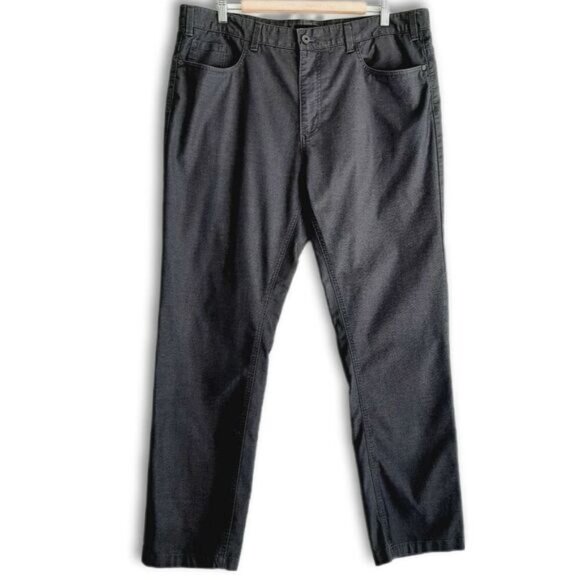 REACTION Kenneth Cole Chino Regular Fit Pants Grey Men's Sz 38 - Picture 1 of 11